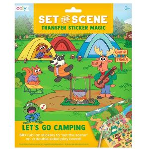 Ooly Klistermærkesæt - Set The Scene - Let'S Go Camping - Ooly - Onesize - Klistermærker