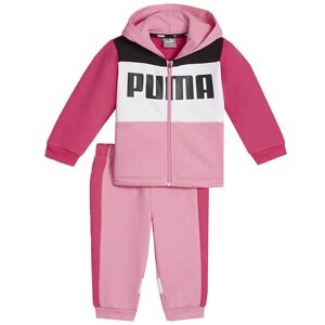 Puma Sweatsæt - Minicats - Colorblock - Fast Pink - Puma - 1½ År (86) - Sweatsæt