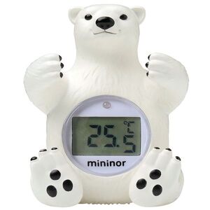 Mininor Badetermometer - Isbjørn - Hvid - Mininor - Onesize - Termometer