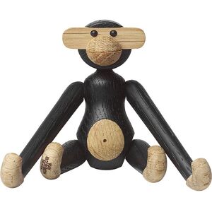 Kay Bojesen Træfigur - Abe - 10 Cm - Mini - Mørk Bejdset Eg - Onesize - Kay Bojesen Dekoration