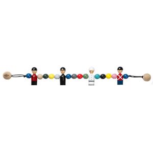 Kay Bojesen Barnevognskæde - Træ - 53 Cm - Multifarvet M. Figure - Onesize - Kay Bojesen Barnevognskæde