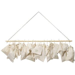 Ferm Living Julekalender - 24 Bags - 100 Cm - Off-White - Ferm Living - Onesize - Kalender