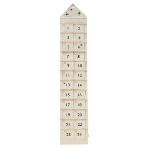 Ferm Living Julekalender - Mørk Sand/sort - Ferm Living - Onesize - Kalender