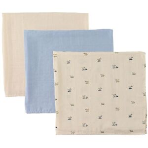 Pippi Stofbleer - 3-Pak - 70x70 Cm - Celestial Blue - 70x70 Cm - Pippi Baby Stofble