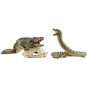 Schleich Wild Life - L: 19 Cm - Danger In The Swamp - Onesize - Schleich Legetøjsdyr