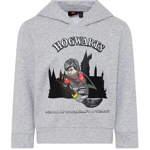 Wear Hættetrøje - Harry Potter - Lwstorm - Grey Melange - Lego® Wear - 8 År (128) - Hættetrøje