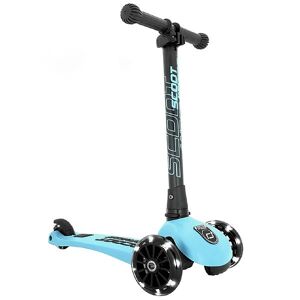 Scoot And Ride Highway Kick 3 - Led - Blueberry - Scoot And Ride - Onesize - Løbehjul