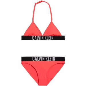 Klein Bikini - Triangle - Signal Red - Calvin Klein - 8-10 År (128-140) - Badetøj