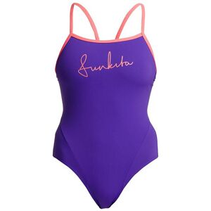 Funkita Badedragt - Single Strap - Uv50+ - Purple Punch - Funkita - 16-18 År (176-188) - Badetøj