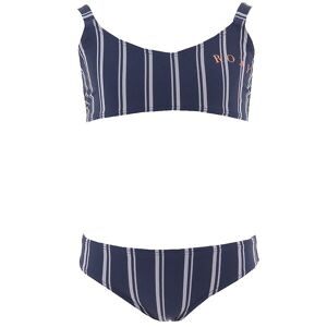 Roxy Bikini - Just Good Vibes - Navy/hvid Stribet - Roxy - 6 År (116) - Badetøj