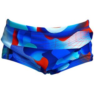 Funkita Badebukser - Uv50+ - Printed - Battle Blue - Funkita - 7 År (122) - Badetøj