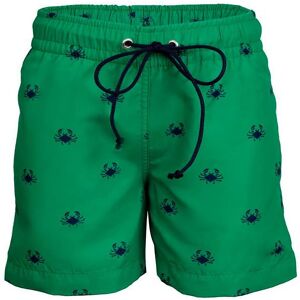 Petit Crabe Badeshorts - Boardie - Uv50+ - Green Crab - Petit Crabe - 7-8 År (122-128) - Badetøj