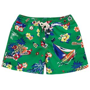 Polo Ralph Lauren Badeshorts - Traveler - Grøn M. Print - Polo Ralph Lauren - 18-20 År - Badetøj