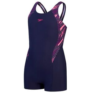 Speedo Badedragt - Hyperboom Splice Legsuit - Navy/pink - Speedo - 15-16 År (170-176) - Badetøj