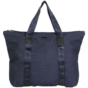 Day Et Shopper - Jeansy Logo Band Bag M - Navy Blazer - Day Et - Onesize - Taske