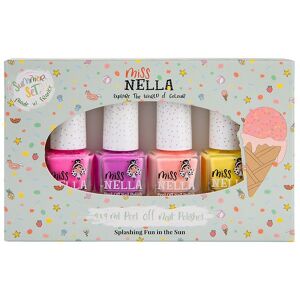 Miss Nella Neglelak - 4-Pak - Summer Set - Miss Nella - Onesize - Neglelak