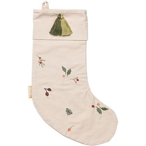 Fabelab Julesok - Yule Greens Broderi - 52 Cm. - Natural - Fabelab - Onesize - Dekoration