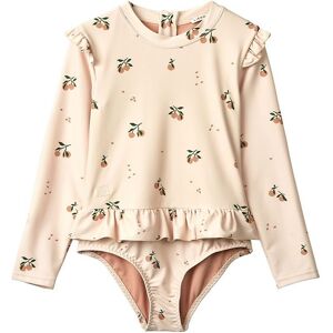 Liewood Badedragt - Sille - Uv40+ - Peach/sea Shell - Liewood - 1 År (80) - Badetøj