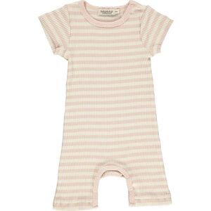 Marmar Sommerdragt - Modal - Rib - Rose/off-White - Marmar - 68 - Sommerdragt