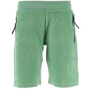 Stone Island Shorts - Frotté - Light Green - Stone Island - 10 År (140) - Shorts