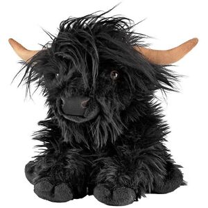 Living Nature Bamse M. Lyd - 22x16 Cm - Black Highland Ko - Sort - Living Nature - Onesize - Bamse