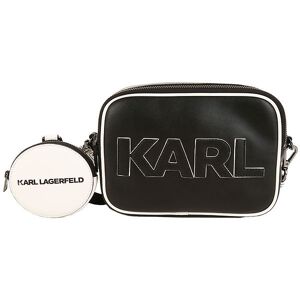 Karl Lagerfeld Skuldertaske M. Pung - Sort M. Hvid - Karl Lagerfeld - Onesize - Skuldertaske