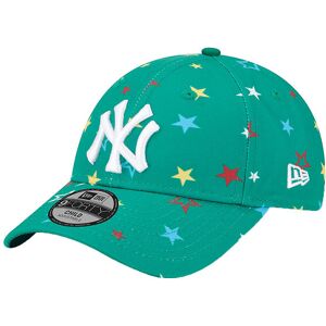 New Era Kasket - 9forty - New York Yankees - Grøn M. Stjerner - New Era - 12-16 År (152-176) - Kasket