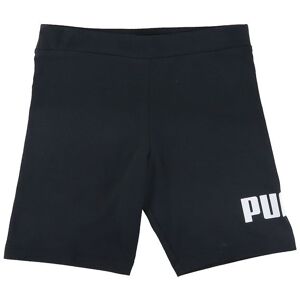 Puma Cykelshorts - Ess+ Logo - Sort M. Print - Puma - 10 År (140) - Shorts