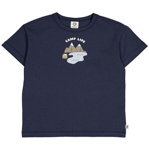 Müsli T-Shirt - Cozy Me Camp Life - Night Blue - Müsli - 5 År (110) - T-Shirt