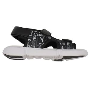 Klein Sandaler - Sort M. Allover Logo - Calvin Klein - 34 - Sandal