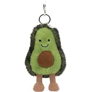 Jellycat Nøglering - 19x9 Cm - Amuseable Avocado Bag Charm - Jellycat - Onesize - Nøglering