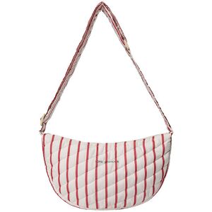 Sofie Schnoor Skuldertaske - Off White/berry Striped - Sofie Schnoor - Onesize - Skuldertaske