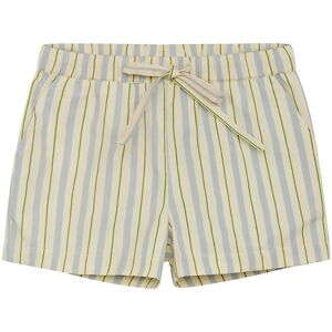 Flöss Shorts - Bobby - Blue/green Stripes - Flöss - 4 År (104) - Shorts