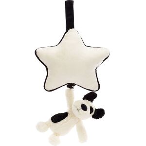 Jellycat Musikuro M. Stjerne - Bashful Black & Cream Puppy - Jellycat - Onesize - Musikuro