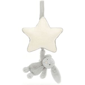 Jellycat Musikuro M. Stjerne - Bashful Bunny - Silver  - Jellycat - Onesize - Musikuro