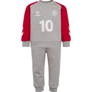 Hummel Sweatsæt - Dbu Gameday Crewsuit - Grey Melange - Hummel - 68 - Sweatsæt