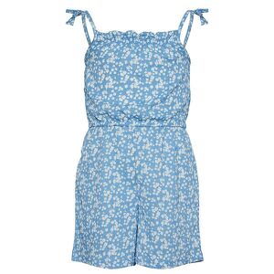 Vero Moda Girl Sommerdragt - Vmhaya - Blissful Blue M. Blomster - Vero Moda Girl - 8 År (128) - Sommerdragt