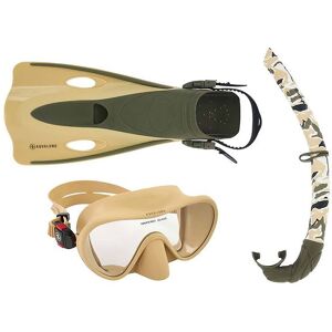 Aqua Lung Snorklesæt - Nabul - Sand/olive - Aqua Lung - 41/48 - Snorkel