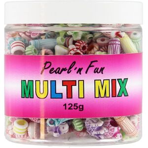 N Fun Perler - 125 Gram- Multifarvet - Pearl N Fun - Onesize - Perler