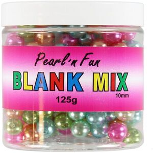 N Fun Perler - Blank - 125 Gram - Multifarvet - Pearl N Fun - Onesize - Perler