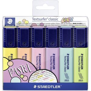 Staedtler Overstregningstuscher - 6 Stk. 1,5 Mm - Pastel - Staedtler - Onesize - Tusch