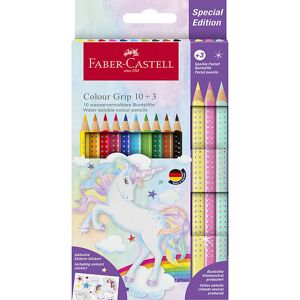 Faber-Castell Farveblyanter - Trekantet - Grip Unicorn - 10+3 St - Faber-Castell - Onesize - Farvesæt