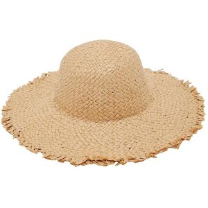 Lil' Atelier Strandhat - Nmffenjo - Straw/white Pepper - Lil Atelier - 46-47 Cm - Solhat