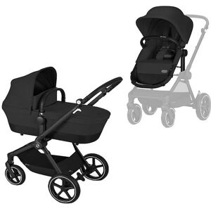 Cybex Klapvognbarnevogn - Eos Lux - 2-I-1 - Moon Black - Cybex - Onesize - Klapvogn