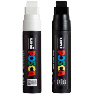 Posca Tuscher - Pc-17k - 2 Stk. - Sort/hvid - Posca - Onesize - Tusch