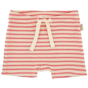 Petit Piao Shorts - Modal Striped - Dark Peach/cream - Petit Piao - 62 - Shorts