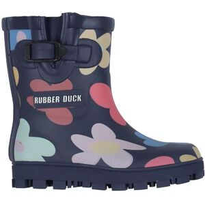 Rubber Duck Gummistøvler - Navy M. Blomster - Rubber Duck - 25 - Gummistøvler