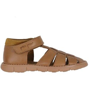 Pom Pom Sandaler - Sporty Velcro - Camel - Pom Pom - 30 - Sandal