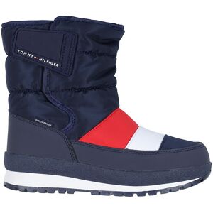 Tommy Hilfiger Vinterstøvler - Navy M. Rød/hvid - Tommy Hilfiger - 31 - Vinterstøvle