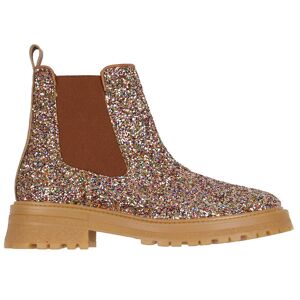 Angulus Støvler - Chelsea - Multi Glitter/tan/cognac - Angulus - 33 - Støvler